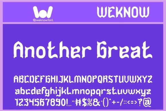 Another Great Display Font for Editorial Design