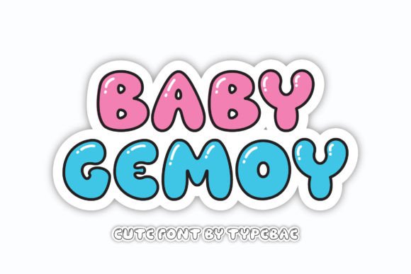 Baby Gemoy: A Playful Display Font for Creative Projects