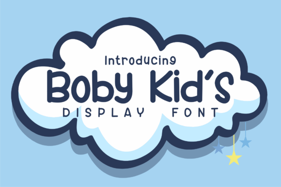 Boby Kid s: A Playful Display Font for Child-Friendly Branding