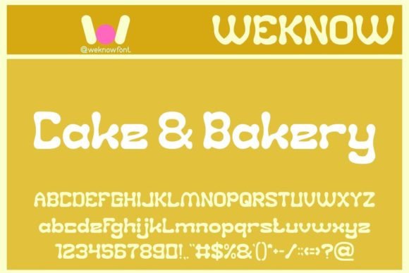 Cake and Bakery Font Review: A Sweet Display Typeface