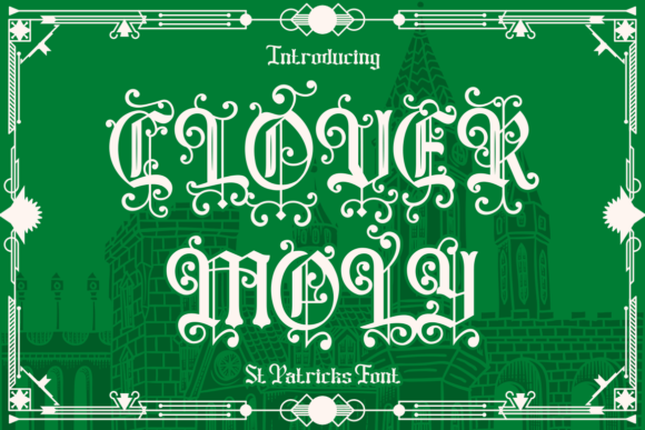 Clover Moly: A Charming Display Font for St. Patrick's Day Branding