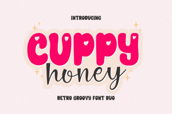 Cuppy Honey: A Retro Groovy Font Duo for Editorial Design