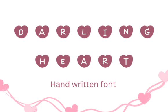 Darling Heart Display Font for Cheerful Brand Identity