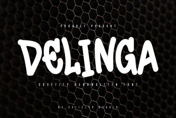 Delinga: A Playful Display Font for Small Business Branding