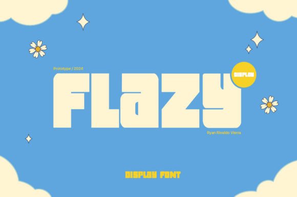 Flazy: A Playful Display Font That Energizes Any Design