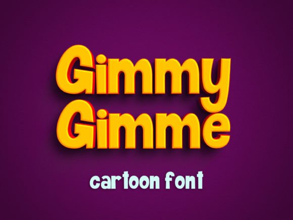 Gimmy Gimme: A Playful Display Font for Bold Brand Identities