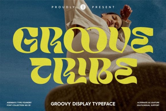 Groove Tribe Display Font for Modern Retro Campaigns
