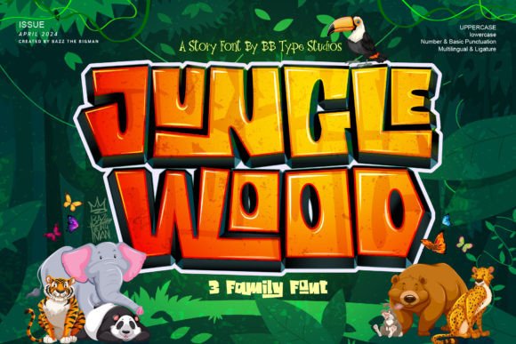 Jungle Wood: Bold Display Fonts for Marketing Impact
