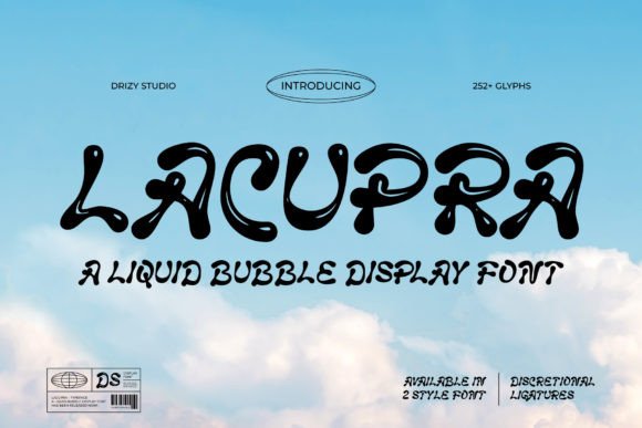 Lacupra Font: A Dreamy Display Typeface for Small Business Branding