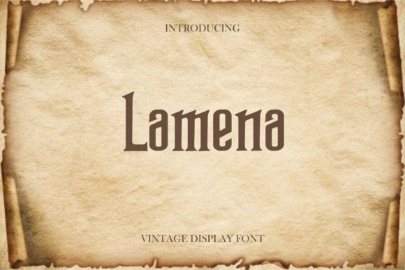 Lamena Font Review: A Display Typeface for Powerful Brand Campaigns