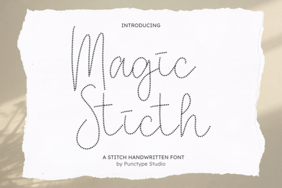 Magic Stitch: A Display Font Built for Craft and Design Projects