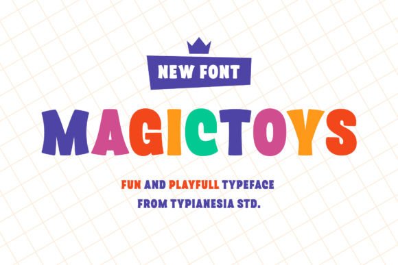 Magictoys Display Font for Joyful Web Design and Branding