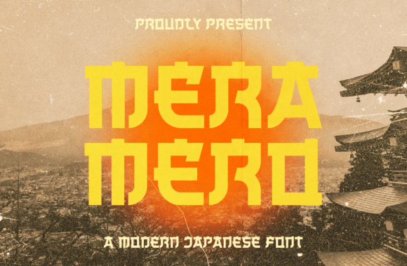 Mera Mero Font: A Bold Display Typeface for Campaign Design