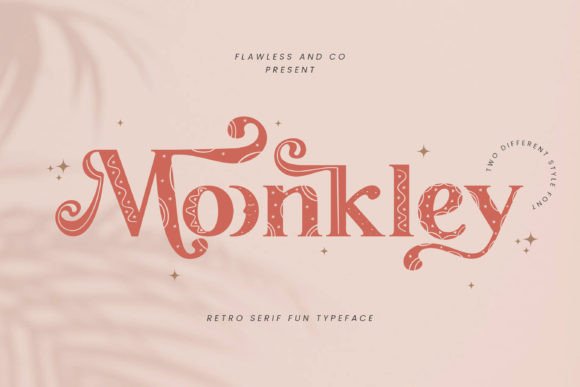 Moonkley: A Retro Serif Display Font with Modern Charm