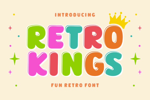 Retro Kings Font Review: A Playful Display Typeface for Brands