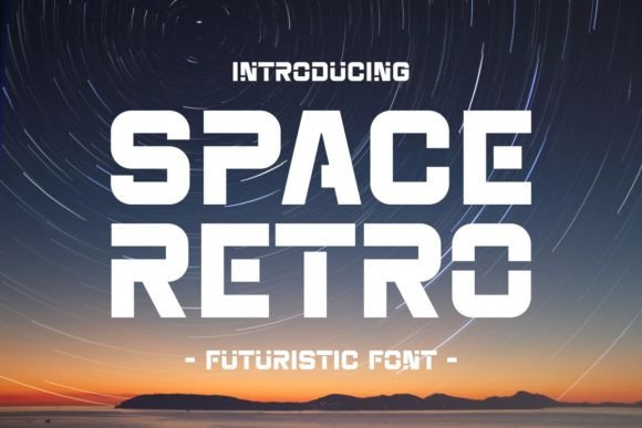 Space Retro: A Modern Retro Futuristic Font for Editorial Design