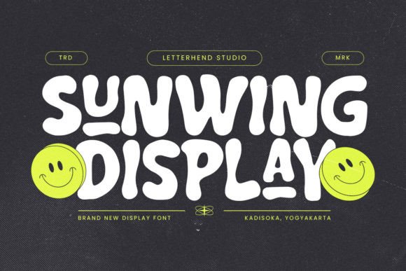 Sunwing Display: A Playful Retro Font for Logos and Branding