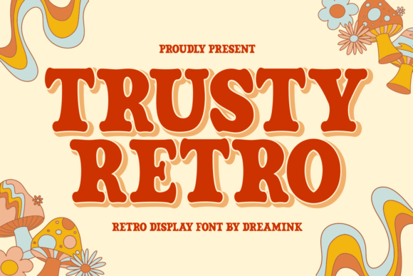 Trusty Retro Font for Handmade Crafts and Printables